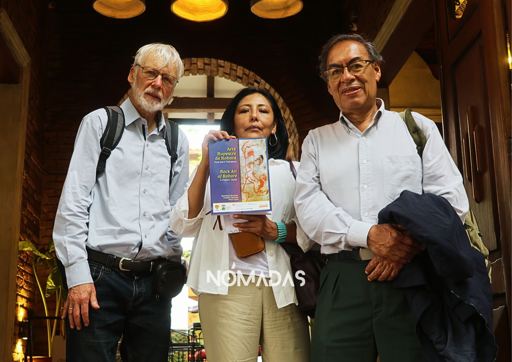 Matthias Strecker, Pilar Lima y Freddy Taboada. Foto: Ervin Serato.