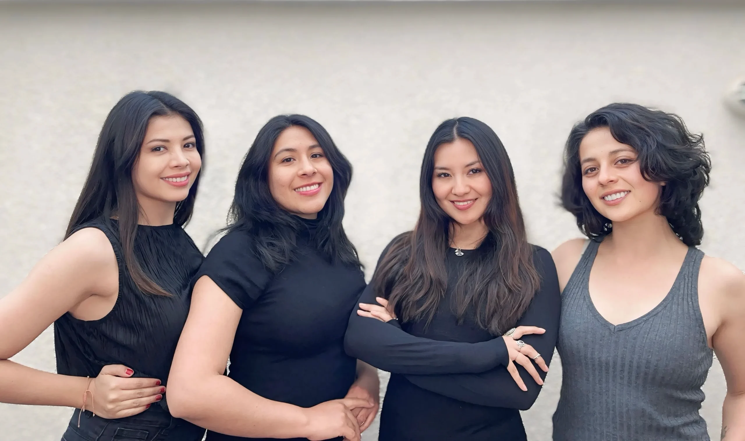 Fabiana Rebollo Ortubé, Fabiana Marcela Pérez Morales, Ángeles Mamani Rocha y Mariana Orías López.