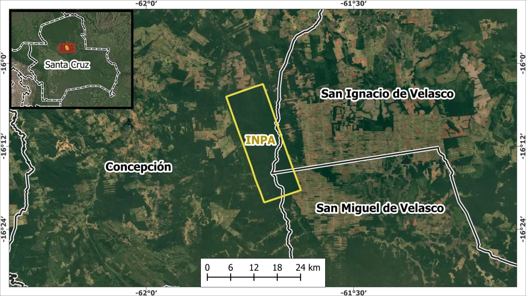 ¿Bom Futuro en Bolivia?: el gigante de la soya brasileña deja en vilo a INPA, una isla de bosque de 30.019 hectáreas en la Chiquitania