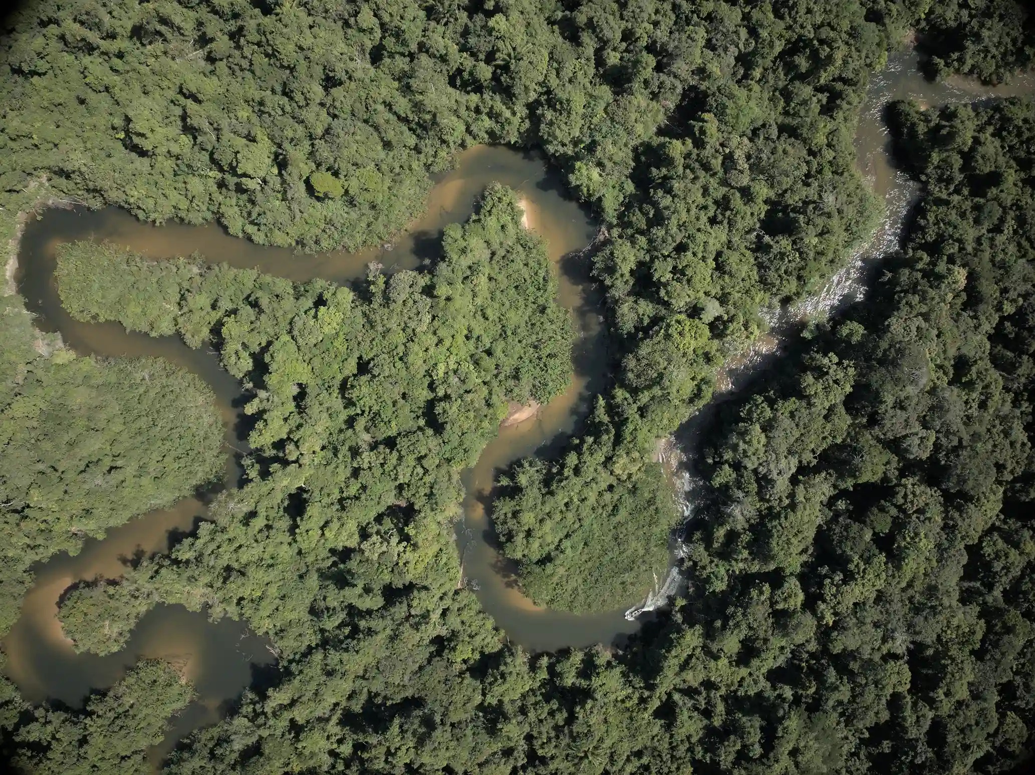El río Paucerna, una de las joyas naturales dentro del Parque Nacional Noel Kempff Mercado. Foto: Revista Nómadas.