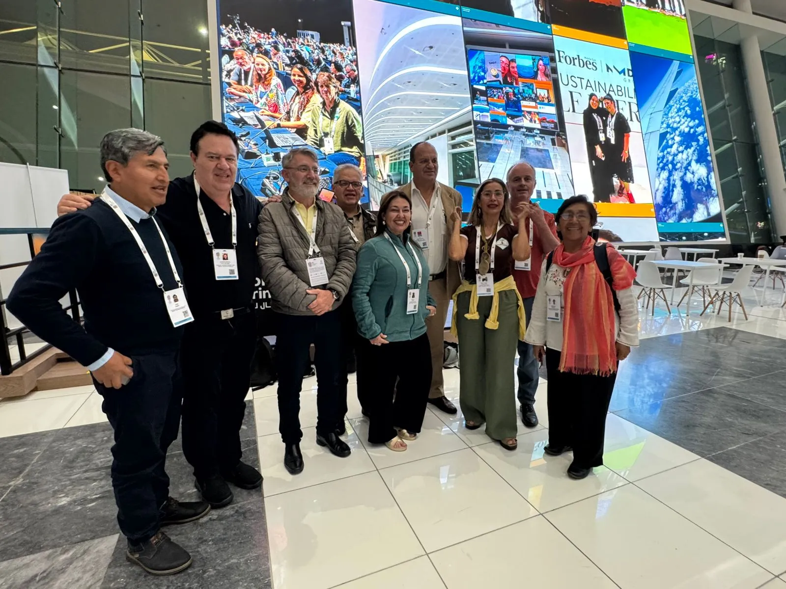 VIAJE Delegación boliviana.