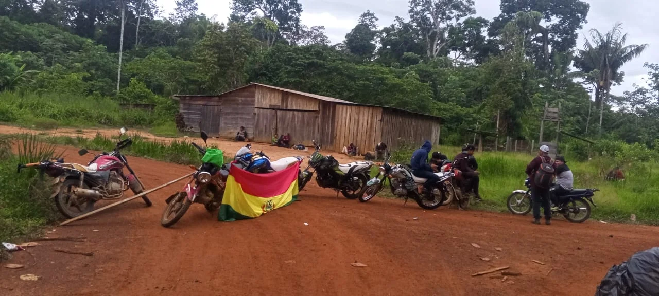 Varias familias vivieron momentos de tensión en el norte amazónico de Bolivia.