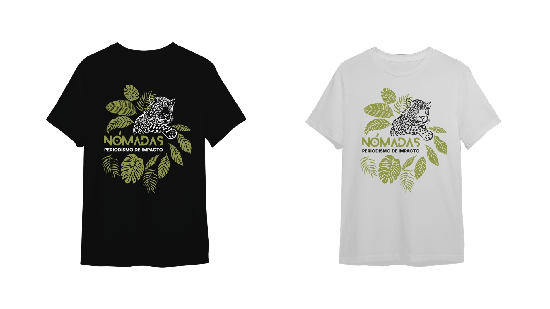 Dos formas de vestir la resistencia: jaguar y bosque, en negro y blanco. Consigue la tuya escribiendo al 77651501.