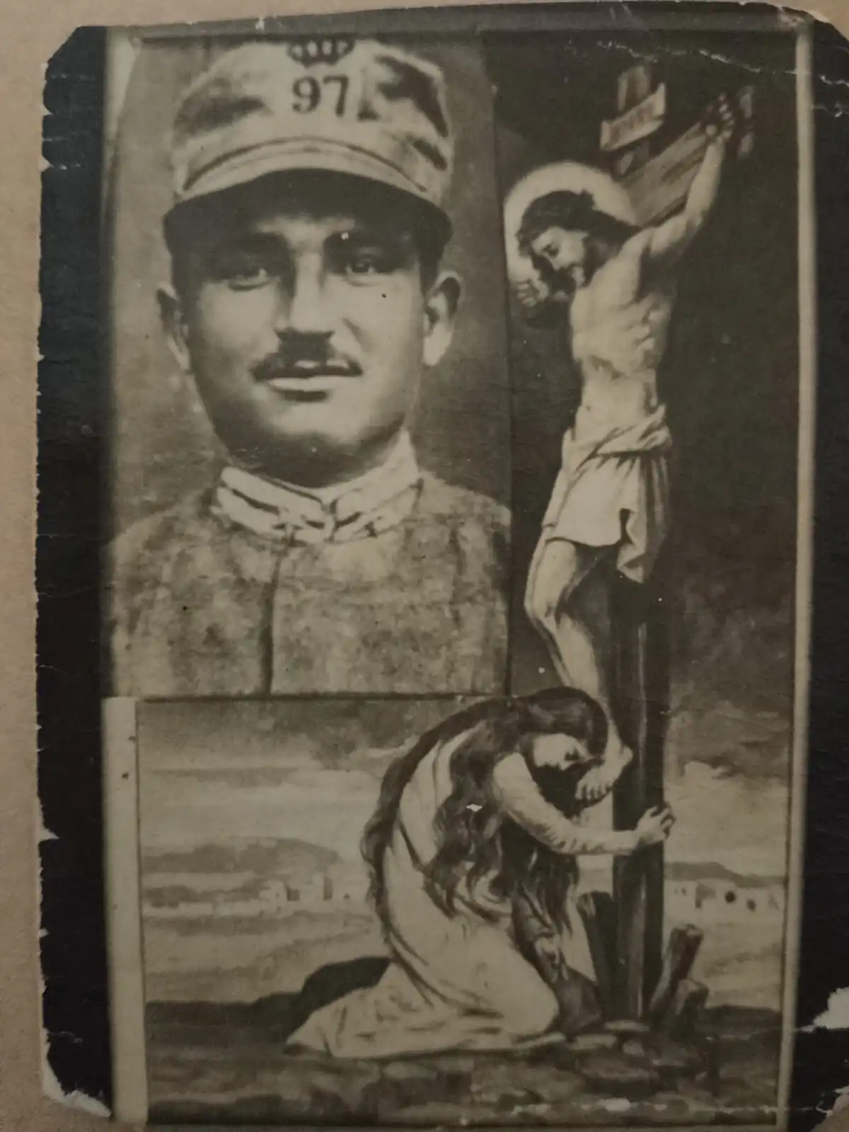 El abuelo de Maurizio Bagatin, Giacomo Cester, en la Gran Guerra 1915-18.