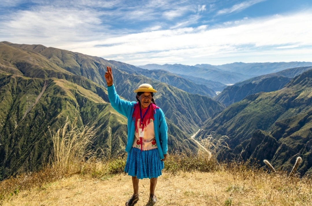 Doña Juana, en el cañóm del Pilaya. Foto: Lilo Methfesel.
