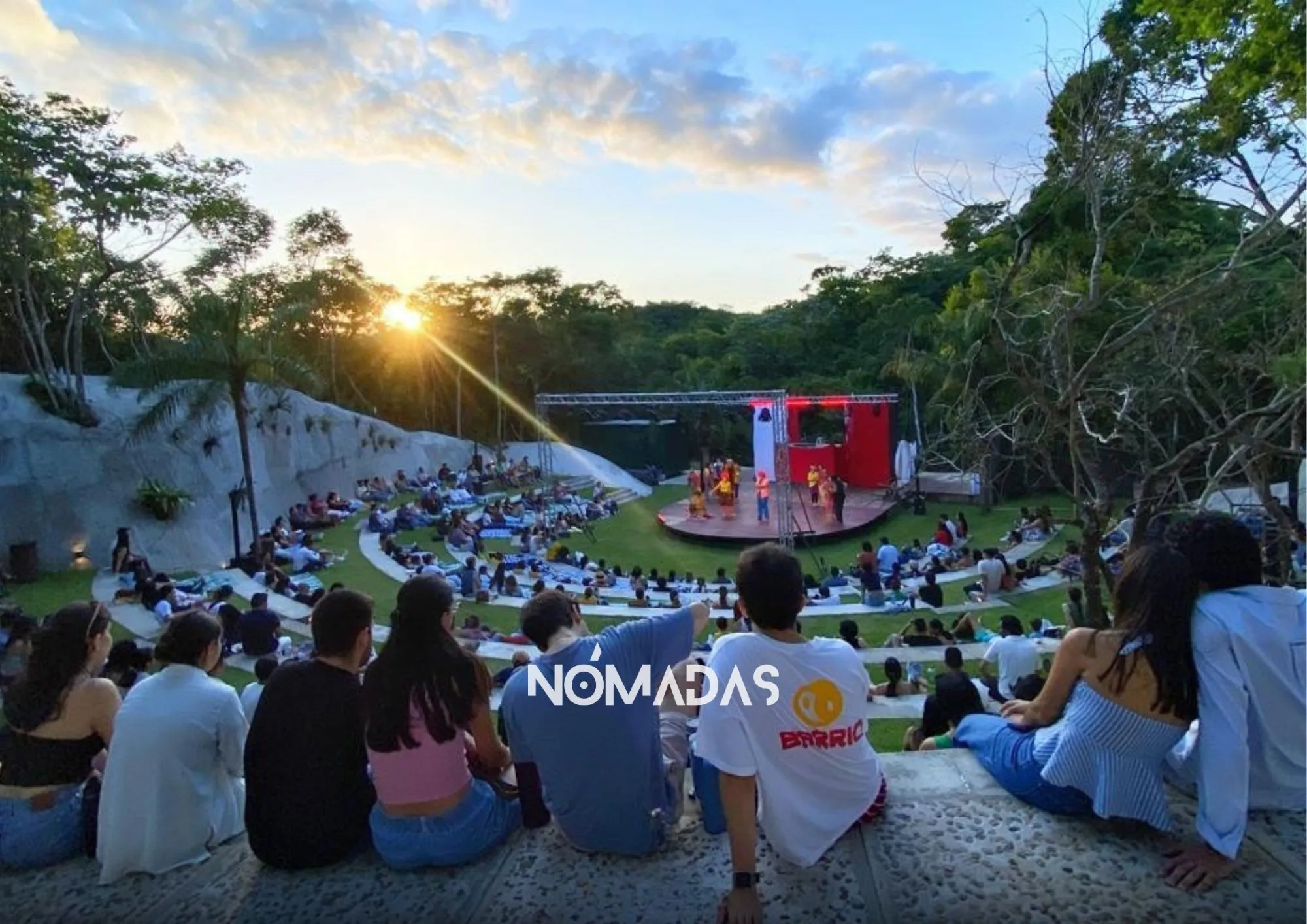 Teatro-de-la-Selva.jpg Arte y naturaleza en el Teatro de la selva. Foto: Teatro de la Selva.
