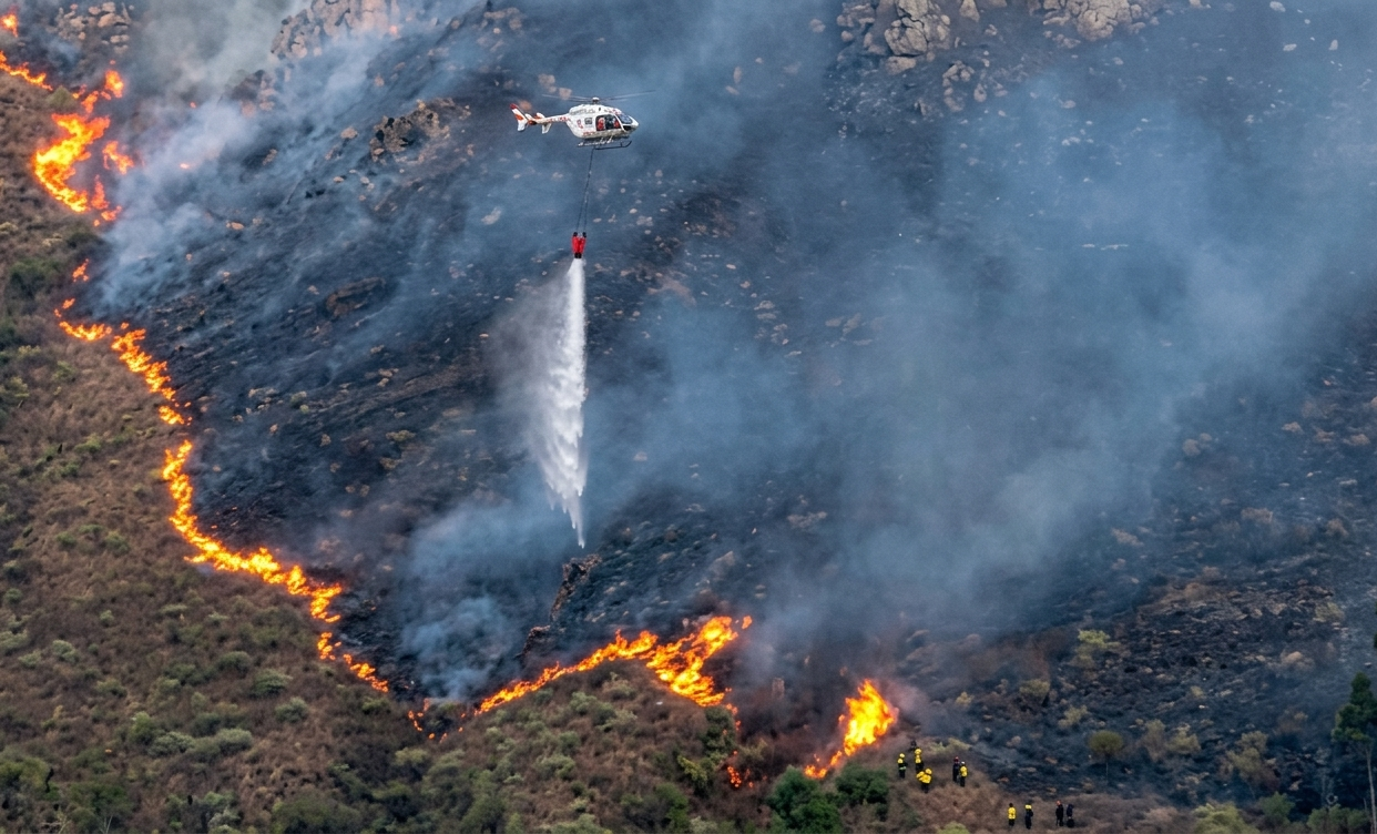 Todos los esfuerzos no son suficientes para ganarle al fuego.